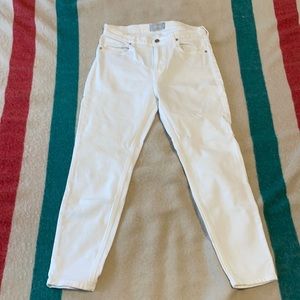 Everlane high rise skinny white jeans - 31 ankle